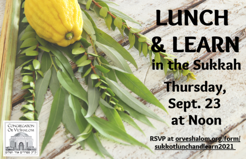 Banner Image for Sukkot Lunch & Learn 2021