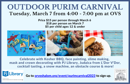Banner Image for Purim Carnival 2023