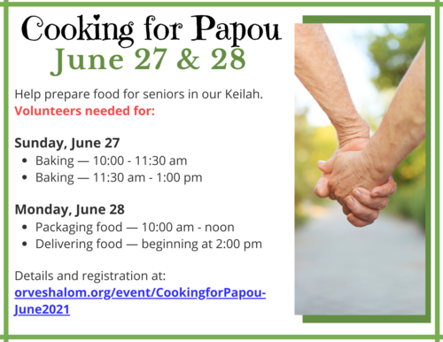 Banner Image for Cooking for Papou - June 2021