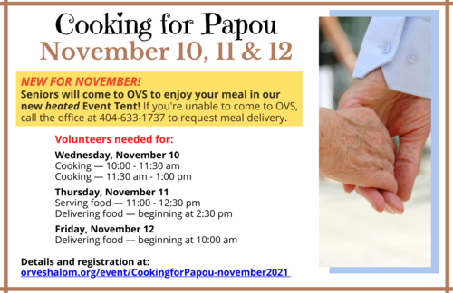 Banner Image for Cooking for Papou - November 2021