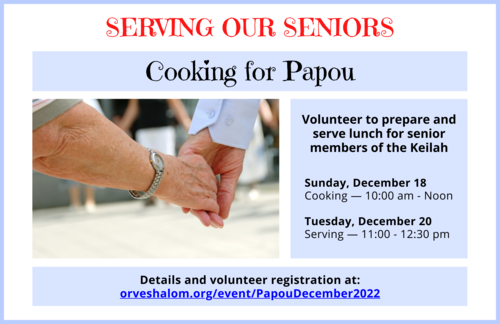 Banner Image for Cooking for Papou - December 2022