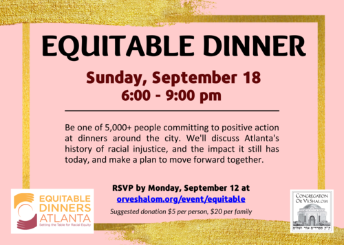 Banner Image for Equitable Dinners Atlanta