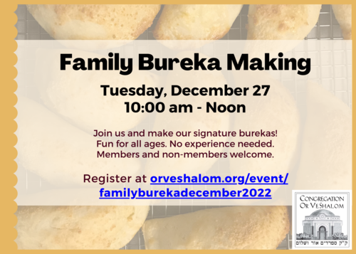 Banner Image for Family Bureka Making December 2022