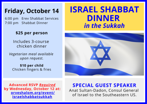 Banner Image for Israel Shabbat in the Sukkah