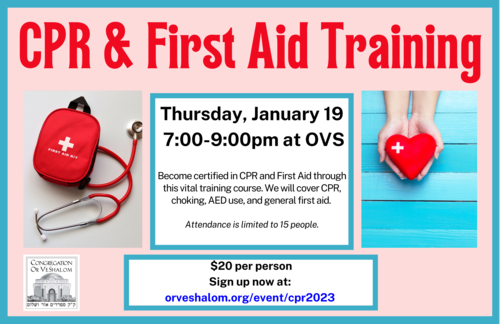 Banner Image for CPR and First Aid Training at OVS