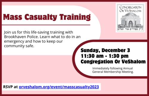 Banner Image for Mass Casualty Training