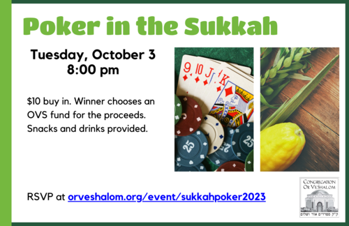 Banner Image for Poker in the Sukkah