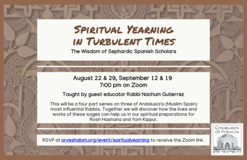 Banner Image for Spiritual Yearning in Turbulent Times