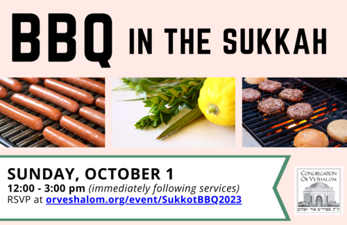 Banner Image for Sukkot BBQ 2023