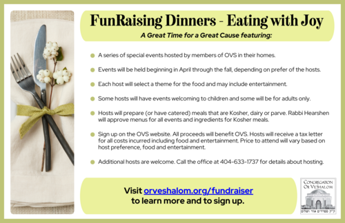 Banner Image for FunRaising Dinner - Clare and Robert Habif