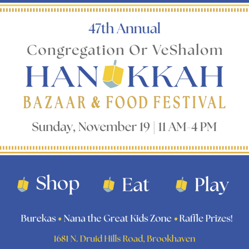Banner Image for Hanukkah Bazaar and Food Festival