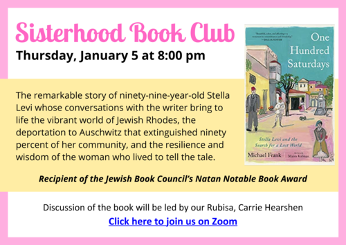 Banner Image for Sisterhood Book Club January 2023