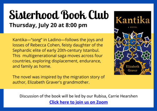 Banner Image for Sisterhood Book Club July 2023
