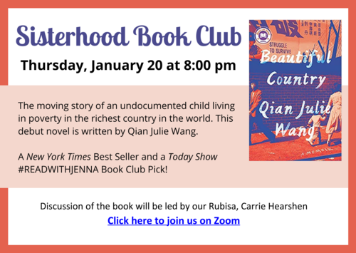 Banner Image for Sisterhood Book Club January 20, 2021