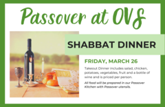 Banner Image for Passover Shabbat Dinner 2021