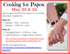 Banner Image for Cooking for Papou - May 2021