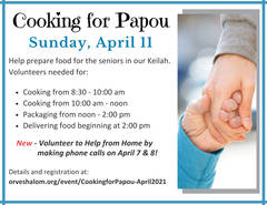 Banner Image for Cooking for Papou - April 2021