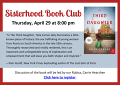 Banner Image for Sisterhood Book Club April 29, 2021