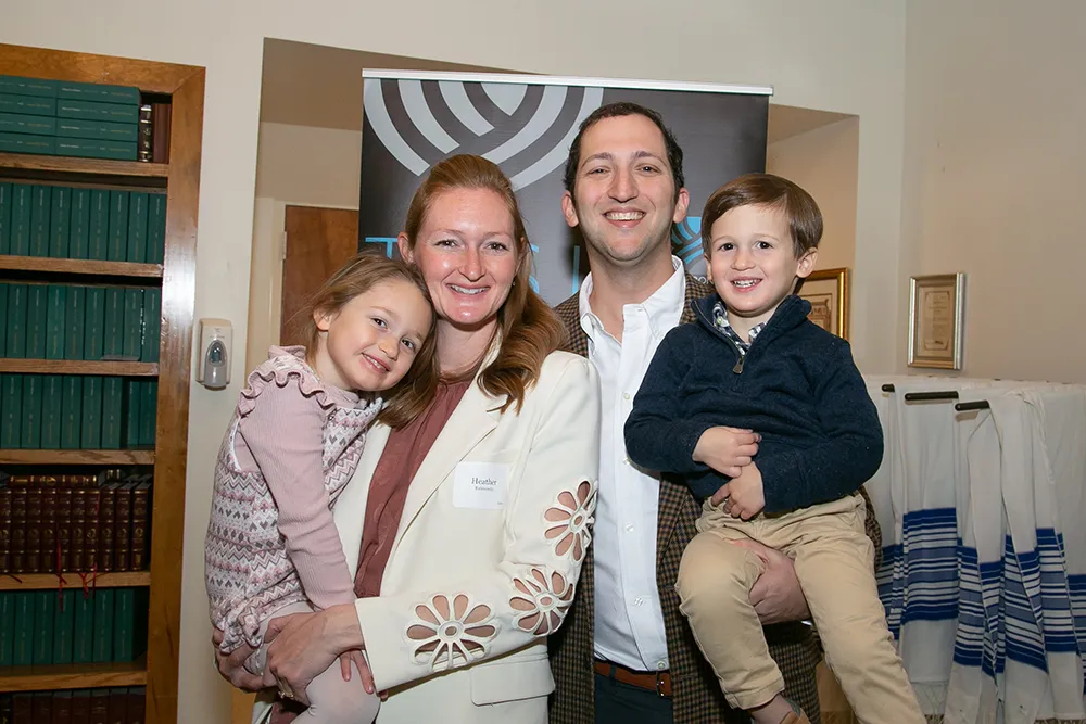 Adam and Heather Rabinowitz with children