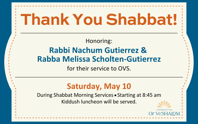 Thank You Gutierrez Shabbat 4.23.25 small
